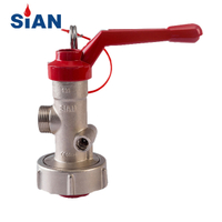 Feuerlöscherventil mit CE-Zulassung SiAN-Marken-Messingventil für Trockenpulver-Feuerlöscher